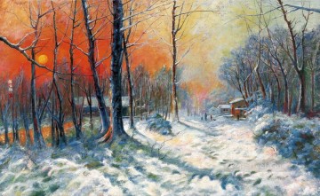 Colorful Snowland Yan Wenliang Shanshui Chinese Landscape Oil Paintings